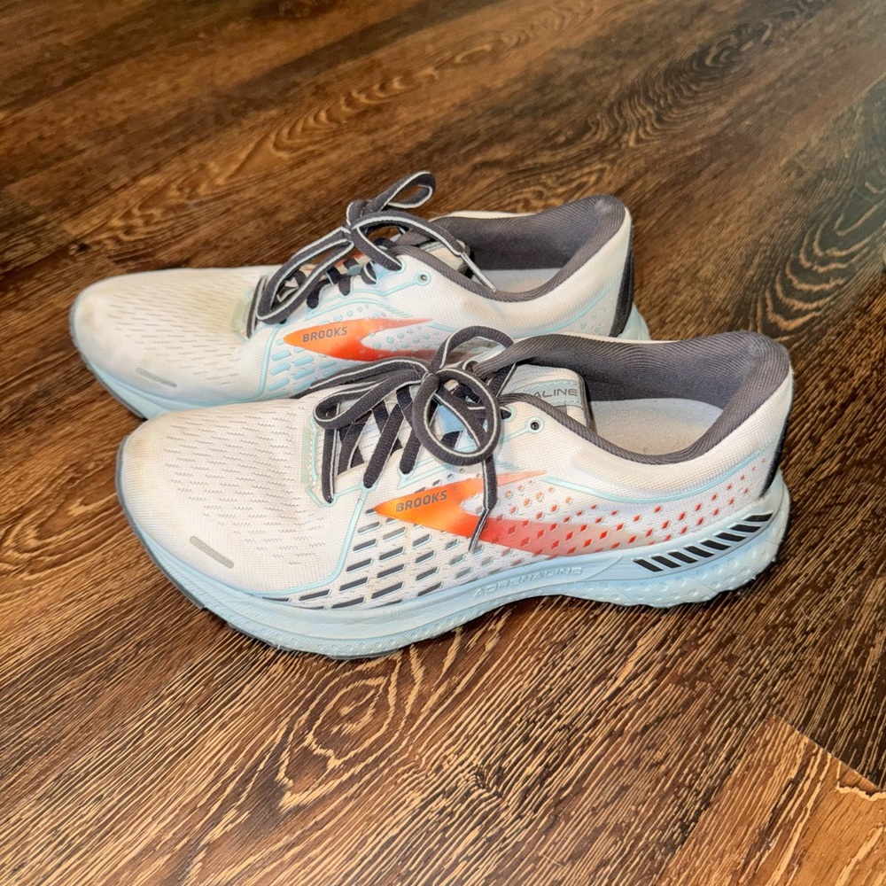 Light blue Hokas
